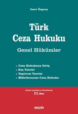 Türk Ceza Hukuku Genel Hükümler - 1