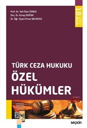 Türk Ceza Hukuku Özel Hükümler - 1