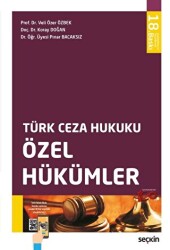 Türk Ceza Hukuku Özel Hükümler - 1