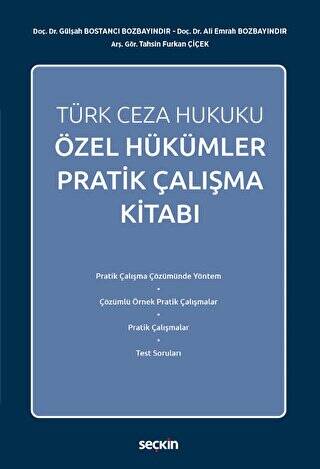 Türk Ceza Hukuku Özel Hükümler Pratik Çalışma Kitabı - 1