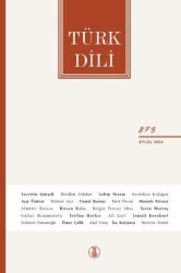 Türk Dili Dergisi Sayı: 873 Eylül 2024 - 1