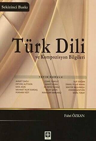 Türk Dili ve Kompozisyon Bilgileri - 1