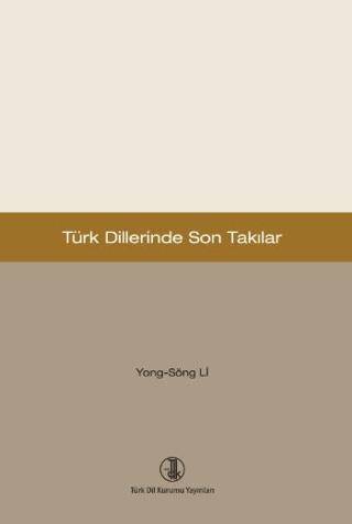 Türk Dillerinde Son Takılar - 1