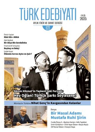 Türk Edebiyatı Aylık Fikir ve Sanat Dergisi Sayı: 623 Eylül 2025 - 1