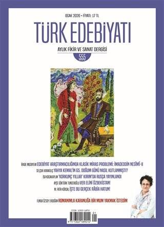 Türk Edebiyatı Dergisi Sayı: 555 Ocak 2020 - 1