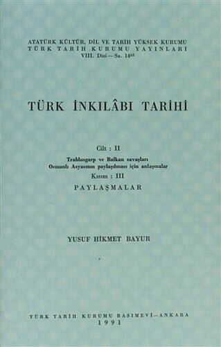 Türk İnkılabı Tarihi Cilt: 2 Kısım: 3 - 1