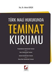 Türk Mali Hukukunda Teminat Kurumu - 1
