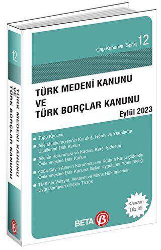 Türk Medeni Kanunu ve Türk Borçlar Kanunu - Eylül 2023 - 1