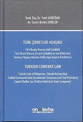 Türk Şirketler Hukuku - Turkish Company Law - 1