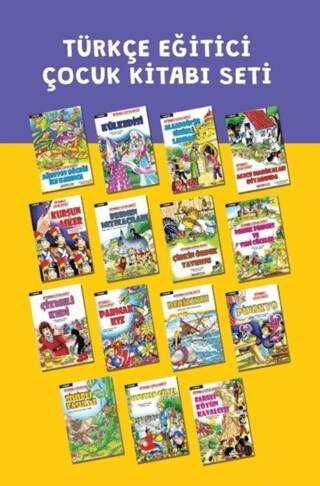 Türkçe Eğitici Çocuk Kitabı Seti 15 Kitap - 1