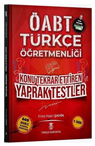 ÖABT Türkçe Öğretmenliği Yaprak Testler - 1