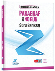 Türkçe Saati 40 Gün Ritüel Paragraf Soru Bankası - Zeduva Yayınları