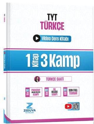Türkçe Saati TYT Türkçe 1 Kitap 3 Kamp Video Ders Kitabı - 1