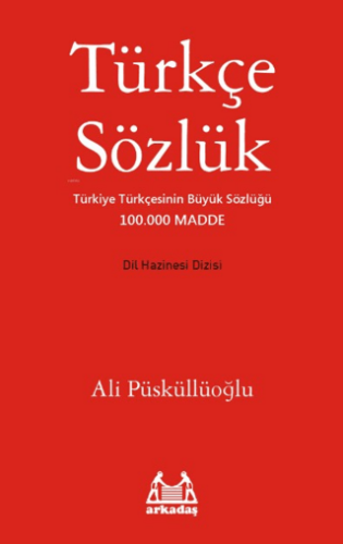 Türkçe Sözlük 100.000 Madde - 1
