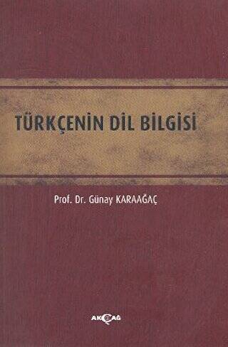 Türkçenin Dil Bilgisi - 1