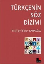 Türkçenin Söz Dizimi - 1