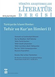 Türkiye Araştırmaları Literatür Dergisi Cilt 10 Sayı: 19-20 - 1