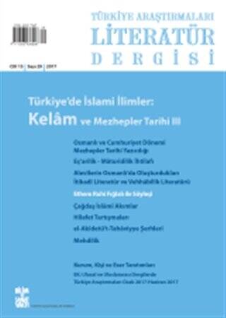 Türkiye Araştırmaları Literatür Dergisi Cilt: 15 Sayı: 29 - 2017 - 1