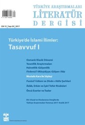 Türkiye Araştırmaları Literatür Dergisi Cilt: 15 Sayı: 30 - 2017 - 1