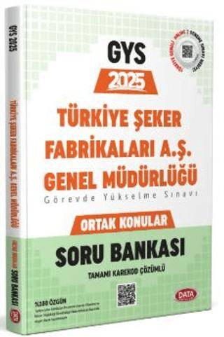 Türkiye Şeker Fabrikaları AŞ Genel Müdürlüğü GYS Soru Bankası - Karekod Çözümlü - 1