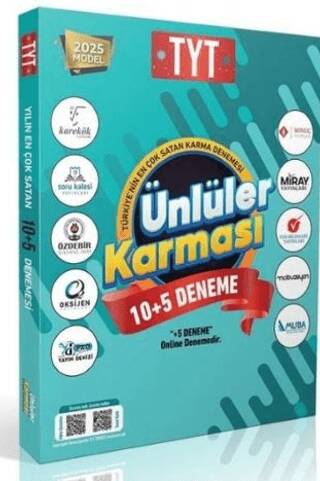 TYT 10 Farklı Yayın 10+5 Farklı Deneme - 1