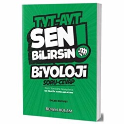 TYT AYT Biyoloji Sen Bilirsin Soru - Cevap Kitabı - 1