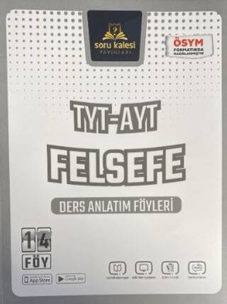 TYT - AYT Felsefe Ders Anlatım Föyleri - 1