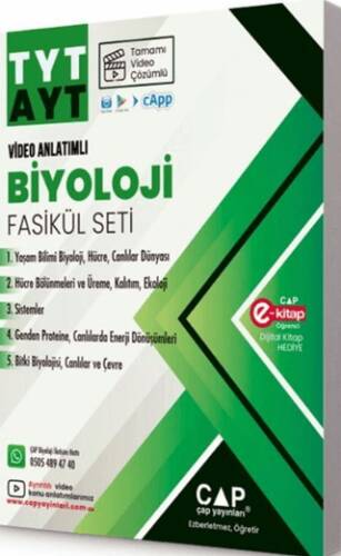 TYT AYT Hazırlık Biyoloji Fasikülü Seti - 1