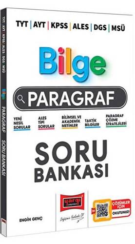 TYT AYT KPSS ALES DGS MSÜ Bilge Paragraf Soru Bankası Yargı Yayınları - 1