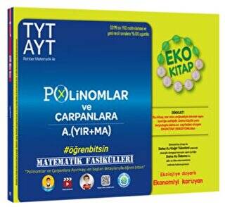 TYT-AYT Matematik Fasikülleri - Polinomlar ve Çarpanlara Ayırma Eko - 1