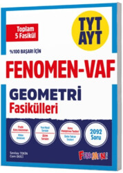 TYT AYT VAF Geometri Fasikülleri Seti - Fenomen Yayınları