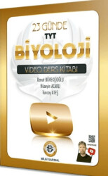 TYT Biyoloji 23 Günde Video Ders Kitabı - Bilgi Sarmal Yayınları