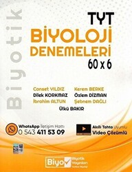 TYT Biyoloji Biyotik 60 x 6 Denemeleri - 1