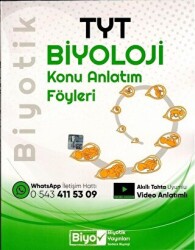 TYT Biyoloji Konu Anlatım Föyleri - 1