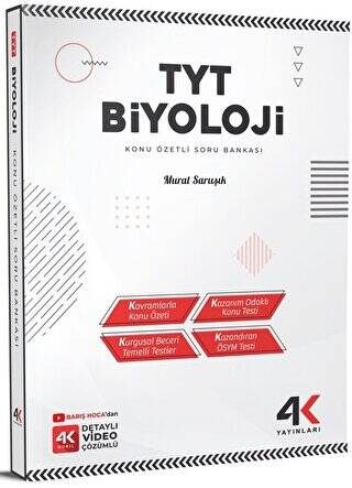 TYT Biyoloji Konu Özetli Soru Bankası - 1