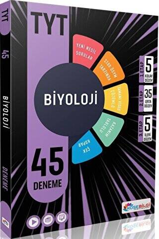 TYT Biyoloji Video Çözümlü 45 Branş Deneme - 1