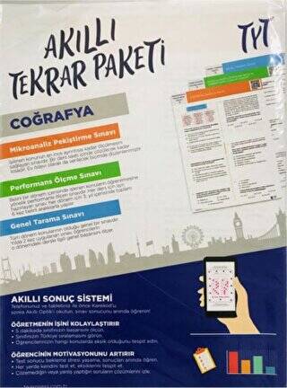 TYT Coğrafya Akıllı Tekrar Paketleri - 1