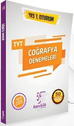 TYT Coğrafya Denemeleri 50 Çözümlü Deneme YKS 1. Oturum - 1