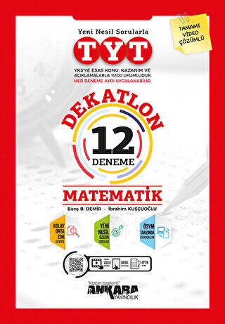TYT Dekatlon Matematik 12 Deneme - 1