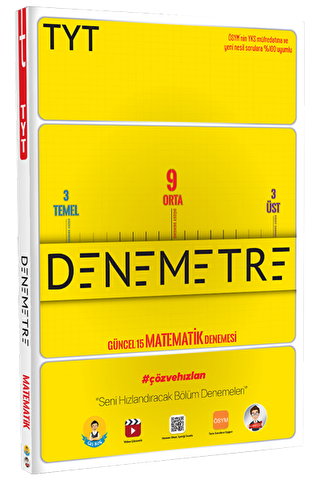 TYT Denemetre Yeni Nesil 15 Matematik Denemesi - 1