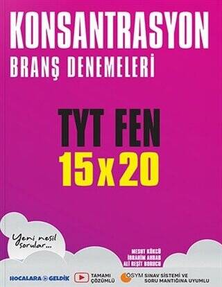 TYT Fen 15×20 Konsantrasyon Branş Denemeleri - 1