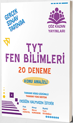 TYT Fen Bilimleri 20 Analizli Deneme - 1