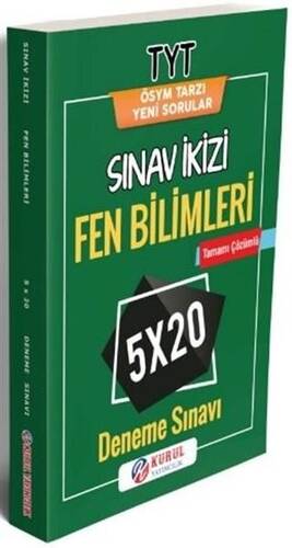 TYT Fen Bilimleri Sınav ikizi Tamamı Çözümlü 5x20 Deneme Sınavı - 1