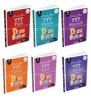TYT Fizik + Kimya + Biyoloji + Türkçe + Tarih + Coğrafya Ders Defteri Set - 1