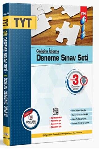 TYT Gelişim İzleme 3`lü Deneme Sınavı Seti - 1