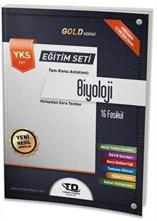 TYT Gold Serisi Biyoloji 16 Fasikül Eğitim Seti - 1