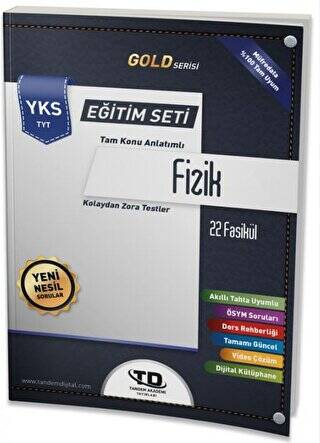 TYT Gold Serisi Fizik 22 Fasikül Eğitim Seti - 1
