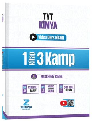 TYT Kimya 1 Kitap 3 Kamp Video Ders Kitabı - 1