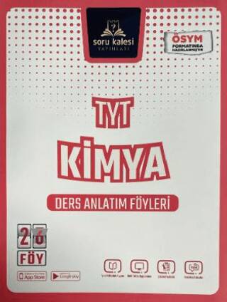 TYT Kimya Ders Anlatım Föyleri - 1