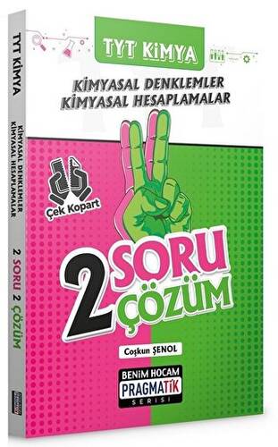 TYT Kimya Kimyasal Denklemler Kimyasal Hesaplamalar 2 Soru 2 Çözüm Pragmatik Serisi - 1